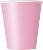 Paper Cups 270ml 8pk Lovely Pink