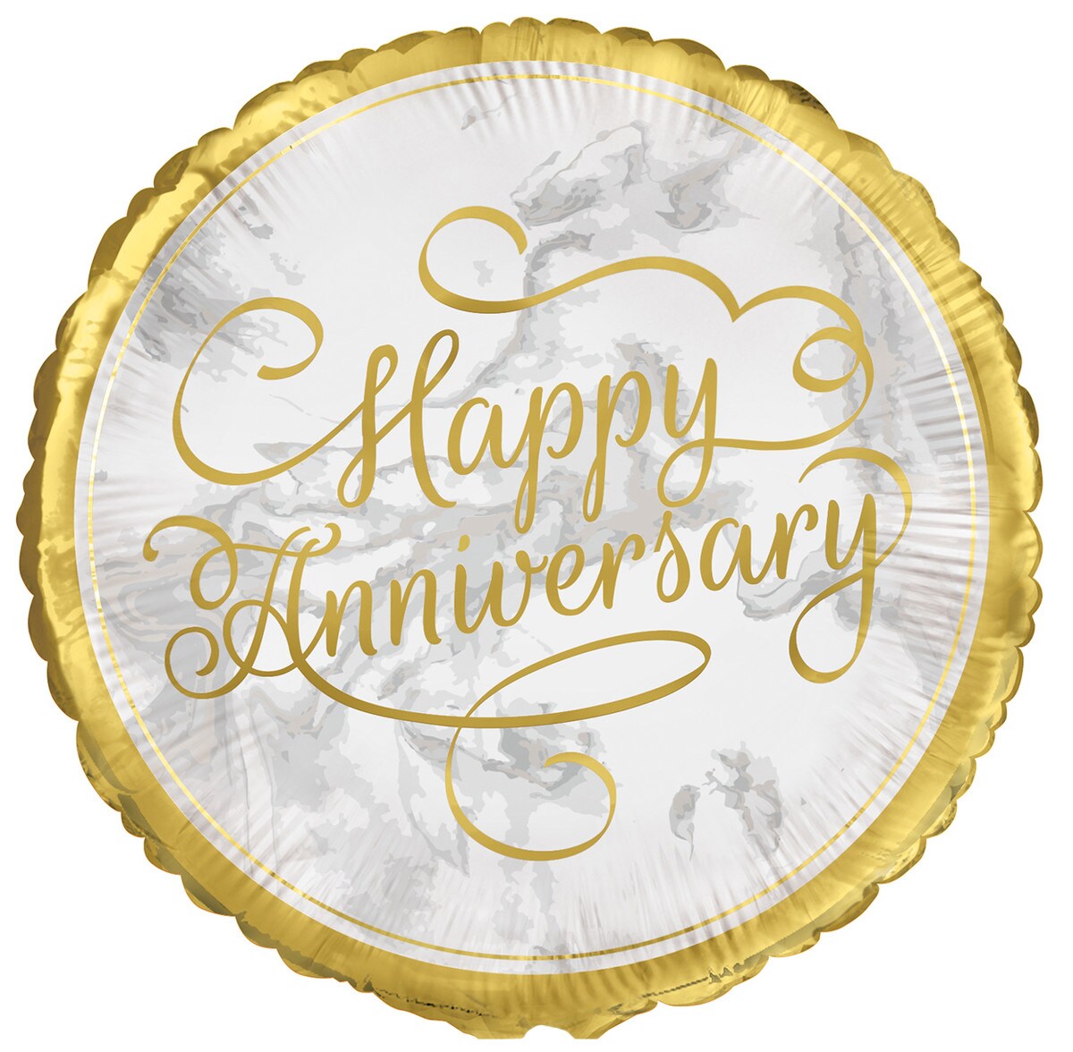 FOIL BALLOON 45cm GOLD ANNIVERSARY