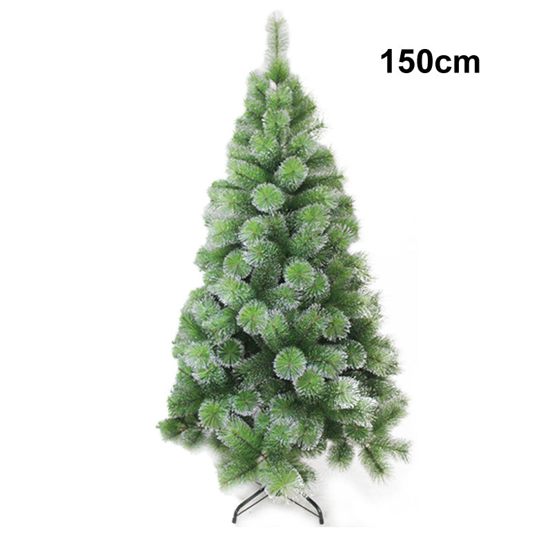 Xmas Tree Pine Needle W/Glitter 150cm 152Tips