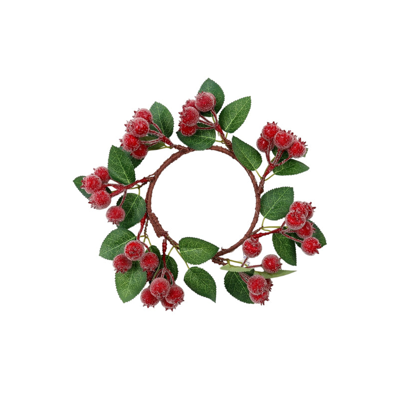 Sugary Berry & Leaf Ring 12-22cm