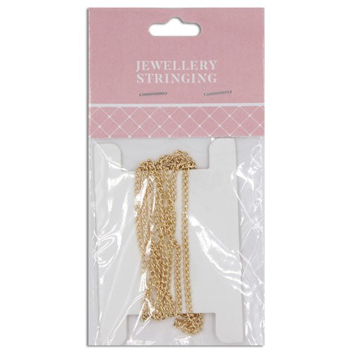 Chain Twisted Oval Link Mini 1m 3x2mm Gold
