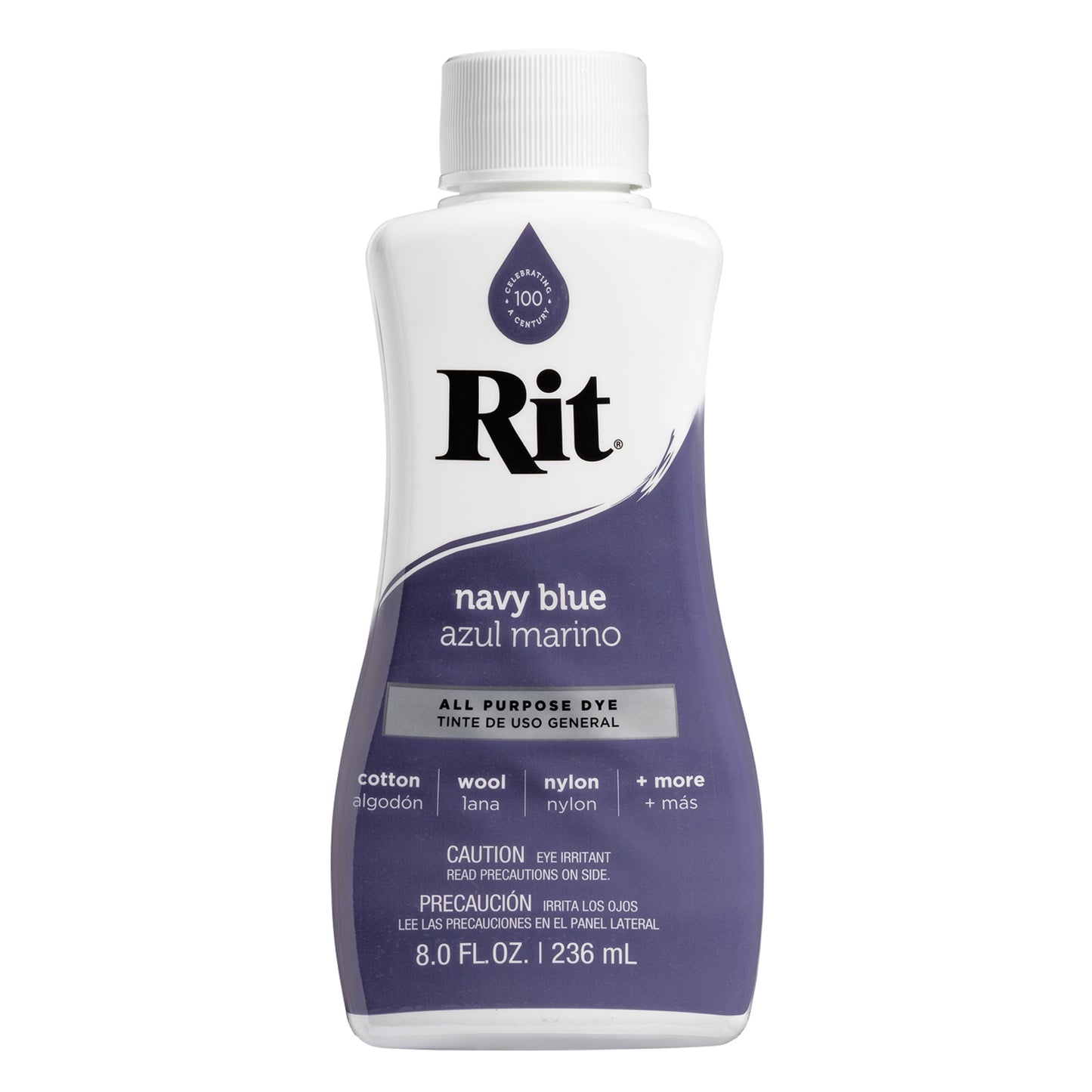 Rit Dye Rit Fabric Liquid Dye All-purpose 8oz (236ml) Navy Blue