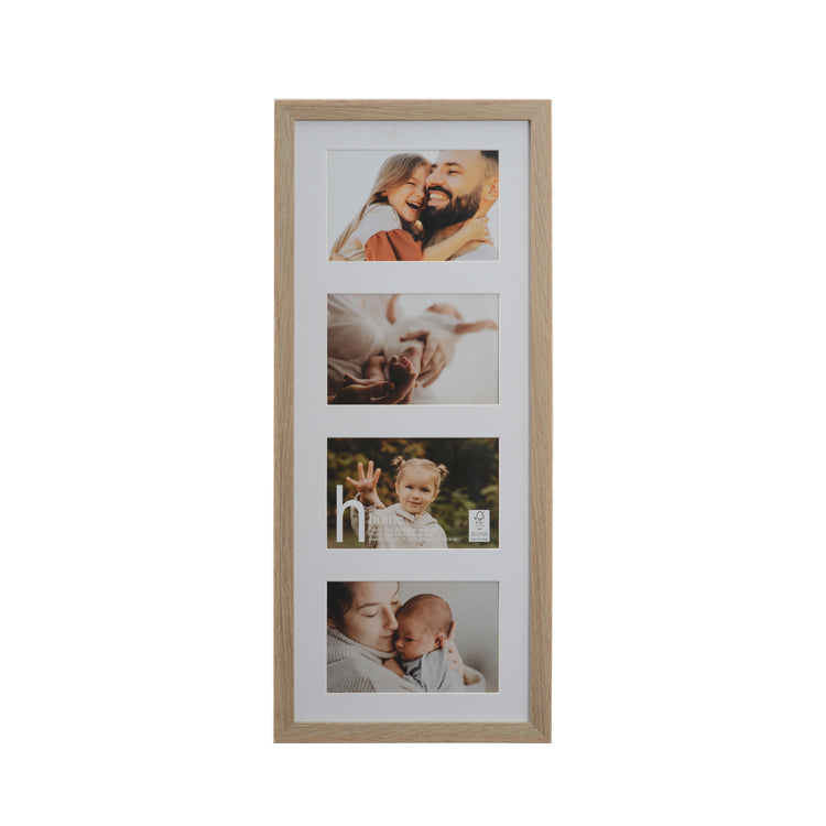 Home 8x20 Inch Oak with 4 - 4x6 Inch