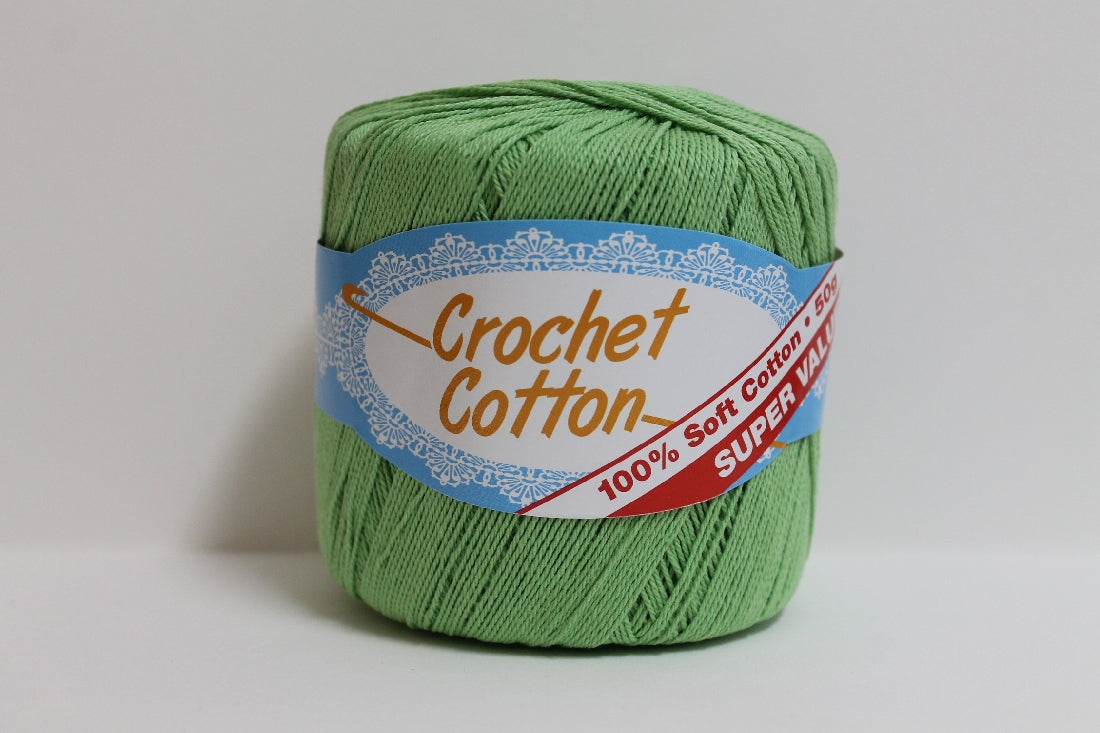 Crochet Cotton 4ply 50g Sage