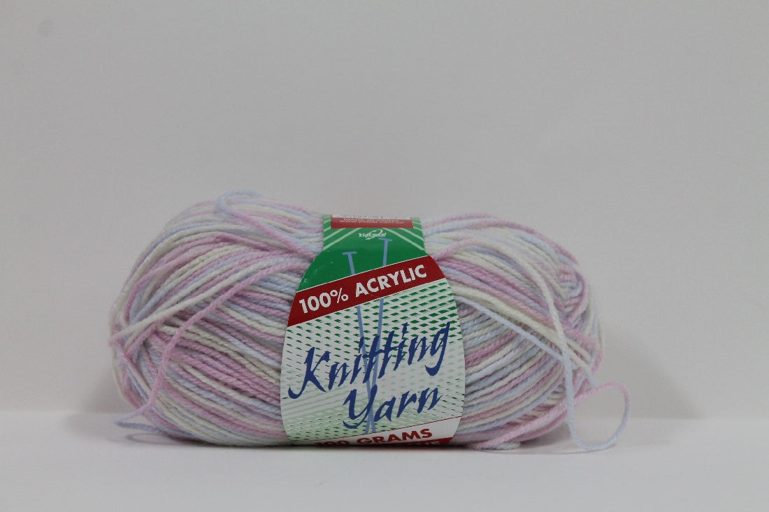 Knitting Yarn Multi 8ply 100g Baby Girl
