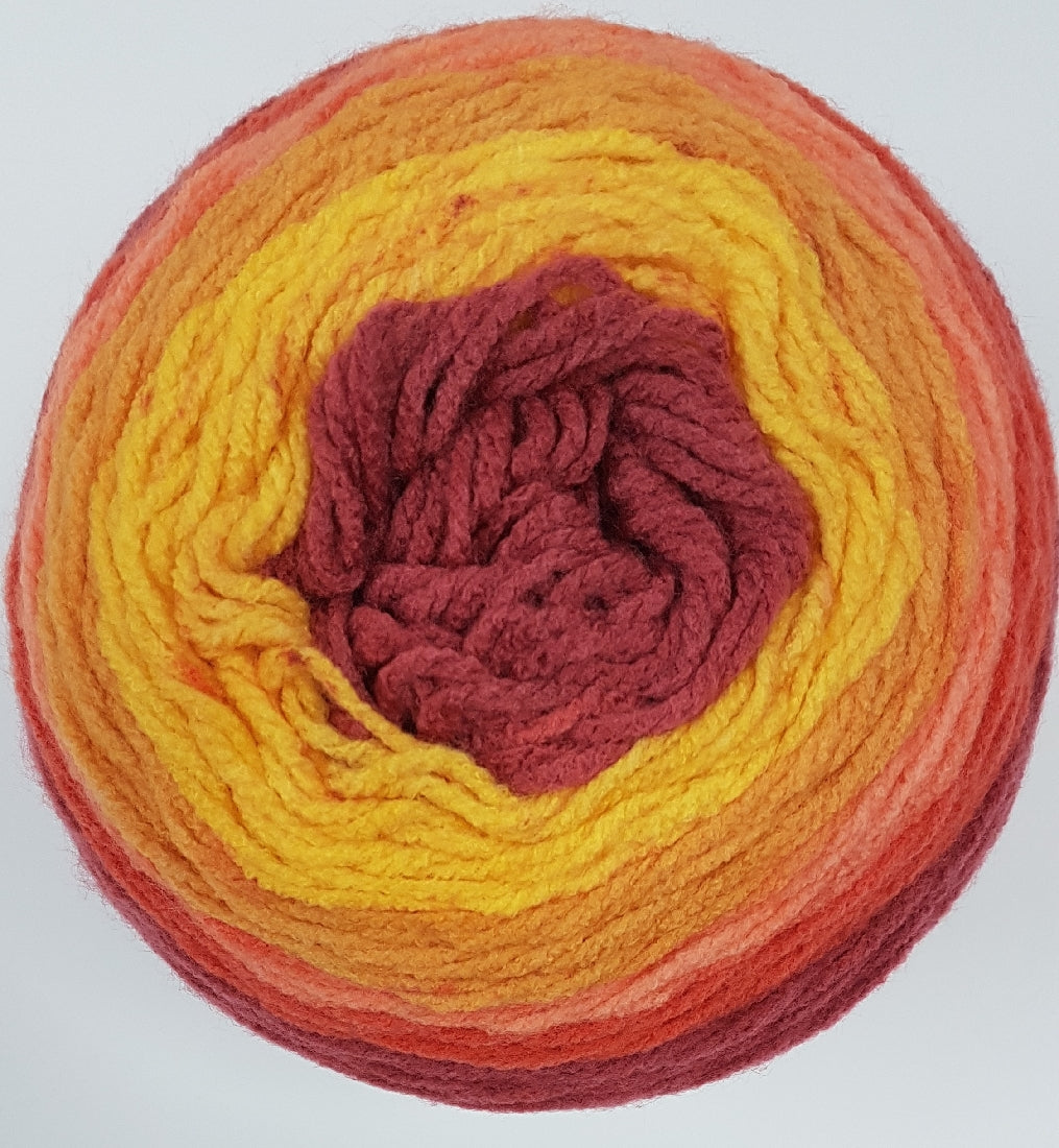 Muffin Yarn 8ply 200g Sunsets