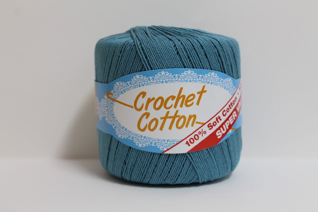 Crochet Cotton 4ply 50g Blue Topaz