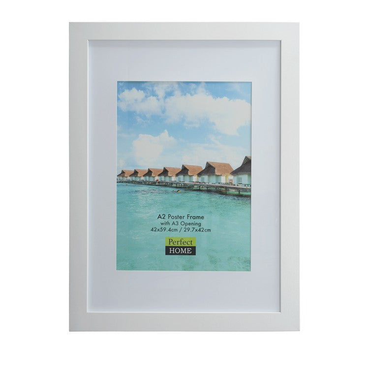 Brighton A2 Frame With A3 Opening White