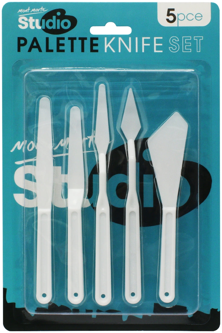M.M. Plastic Palette Knife Set 5pc