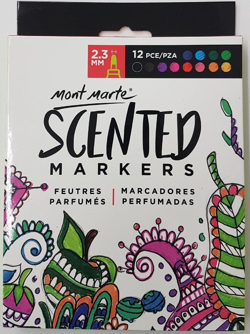 M.M. Scented Markers 12pc
