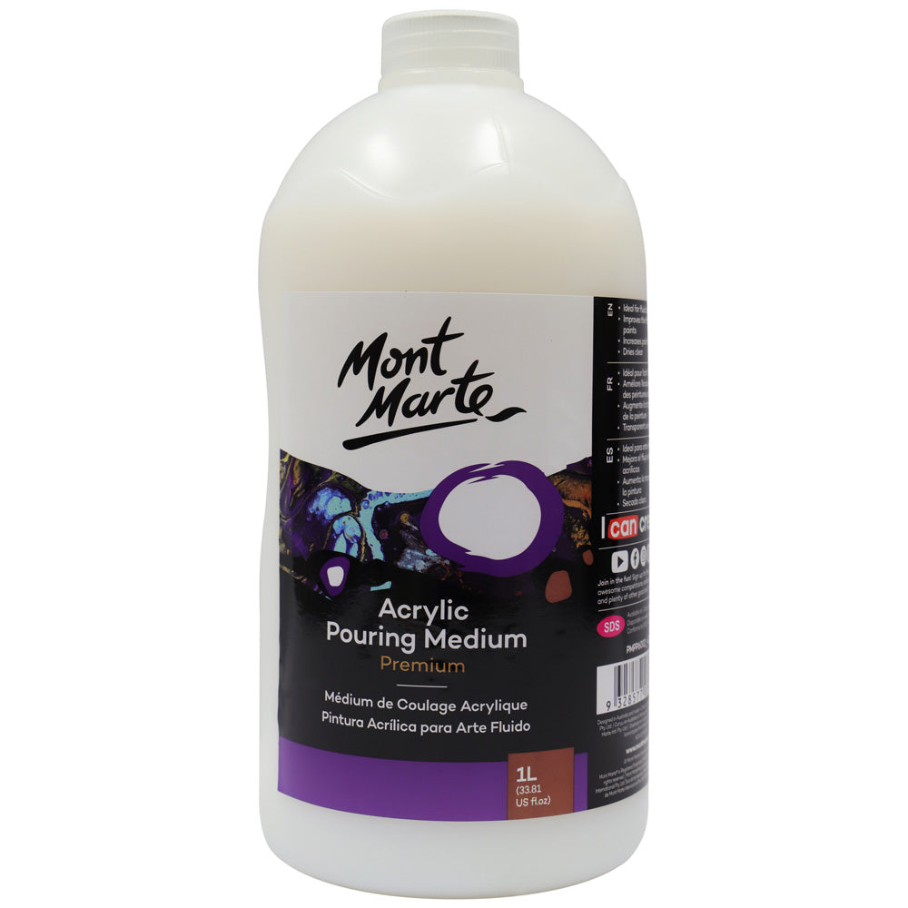 M.M. Acrylic Pouring Medium 1Litre