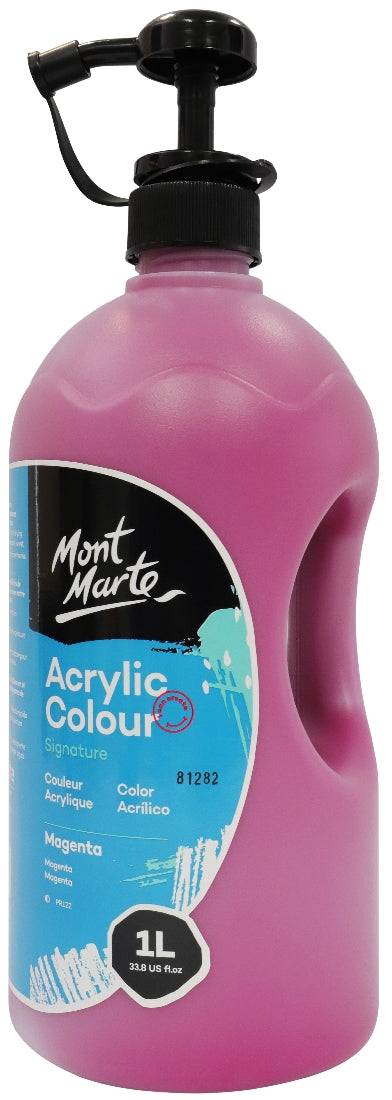 M.M. Studio Acrylic 1l Magenta