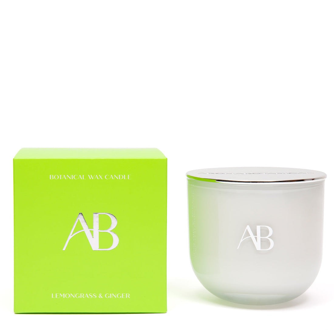 Coloured Core Candle - 340g Lemongrass Ginger