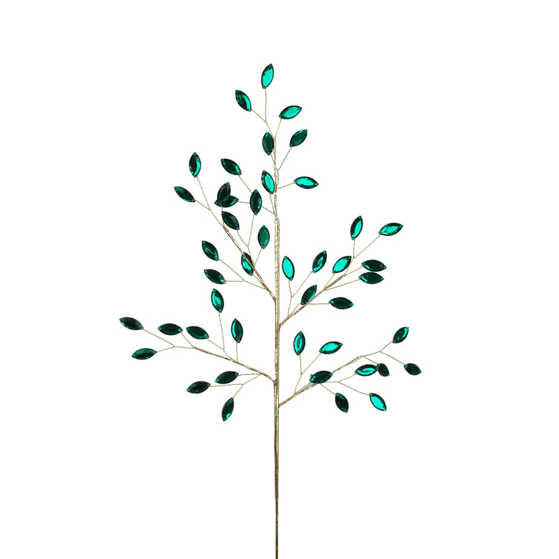 75cm Emerald Crystal Stem