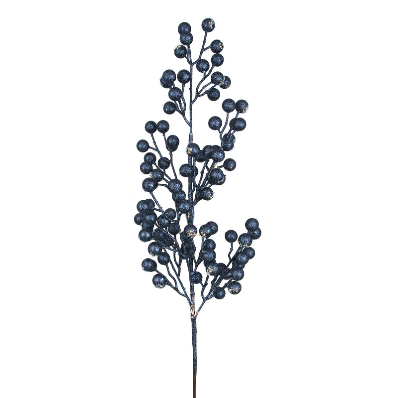 78cm Navy Berry Stem