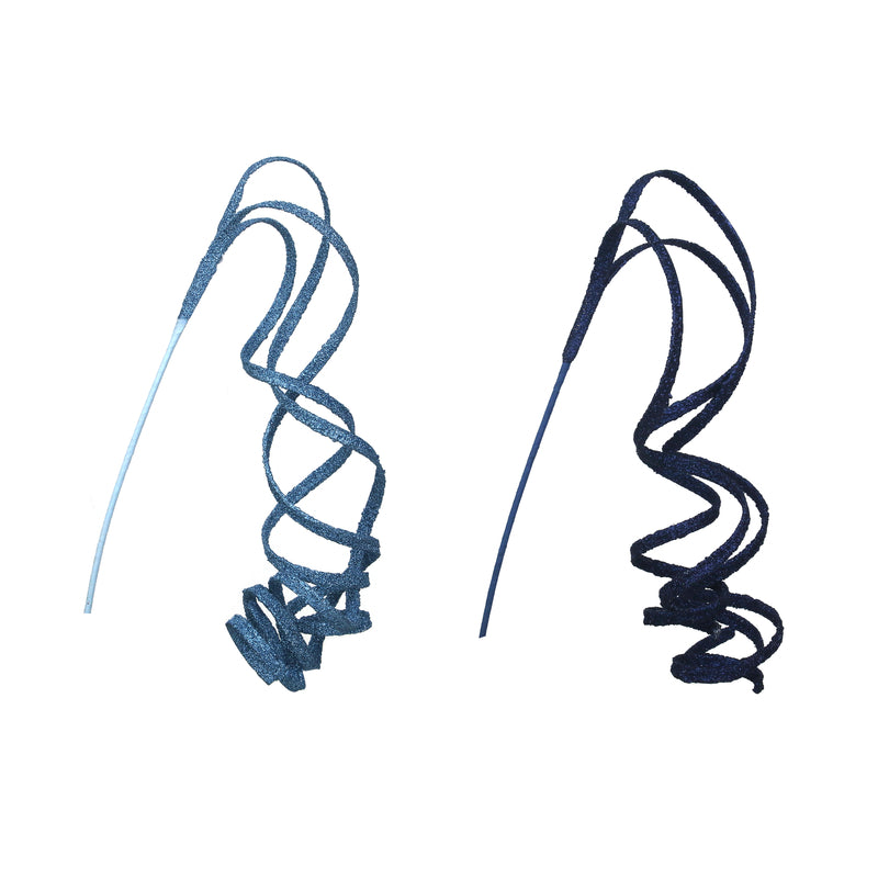 2A 107cm Navy & Arctic Blue Swirl Drop