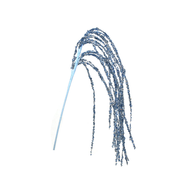 85cm Blue Denim Glitter Drop