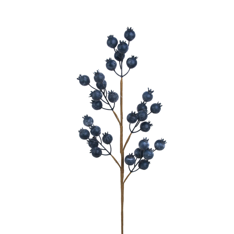 72cm Blue Berry Stem