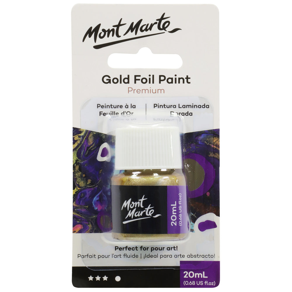 M.M. GOLD FOIL PAINT20ML