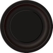 Paper Plates 21.9cm 8pk Midnight Black