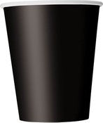 Paper Cups 270ml 8pk Midnight Black