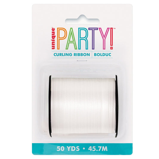 CURLING RIBBON 91.4m - WHITE 
