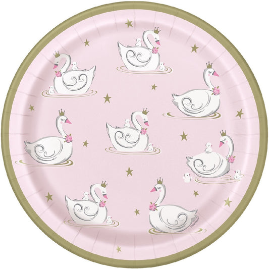 Swan 8 Pack Paper Plates