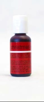 Chefmaster Liqua-gel Xmas Red 0.7oz/20ml