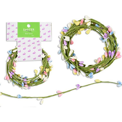 Easter Pearlized Berry Garland 2.59M