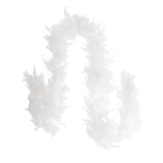 Feather Boa 30g White 1.5m