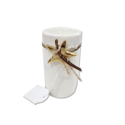 Porcelain Candle Hdr 9.5X8.2X12.5cm