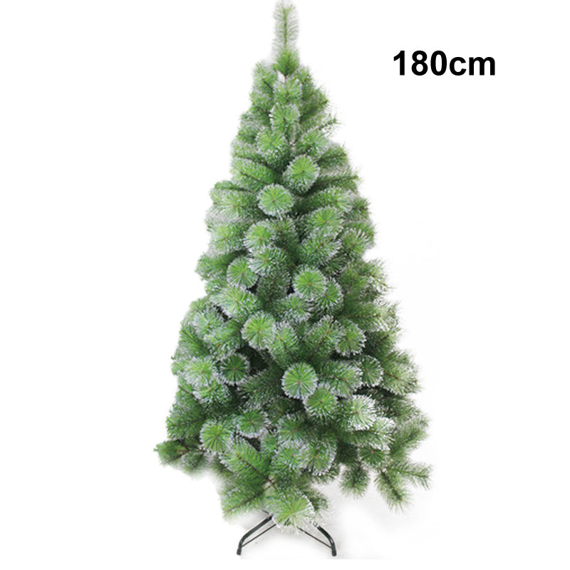 Xmas Tree Pine Needle W/Glitter 180cm 267Tips