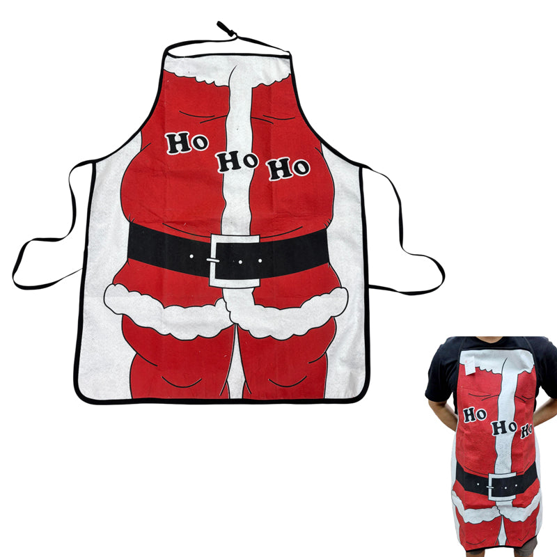 Xmas Apron Felt Santa Suit Design