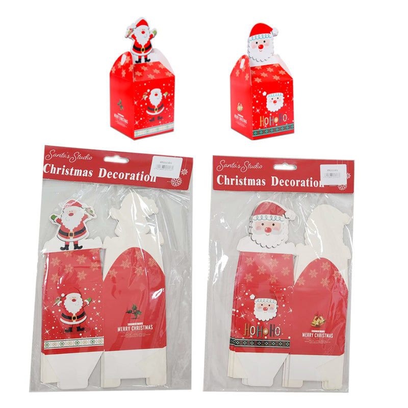 Xmas Gift Box 6Pk 8.5*9.7cm Flat Packing