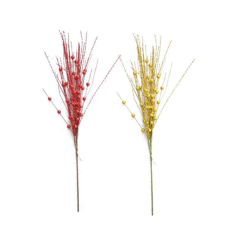 Xmas Glitter Berry Pick 60cm