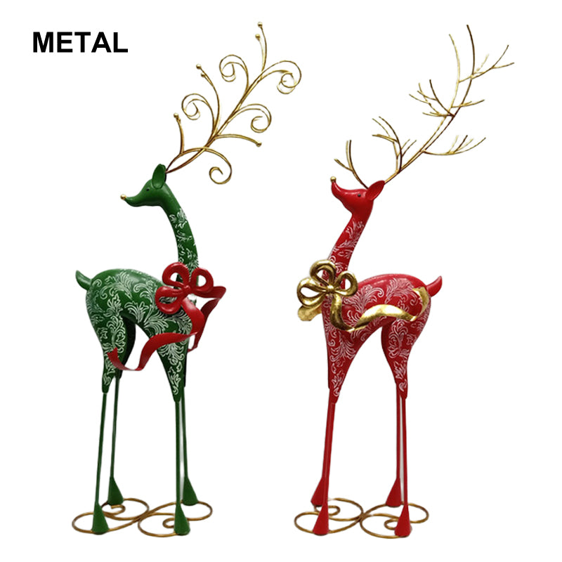 Metal Reindeer 44.5X16.8X101.8cm