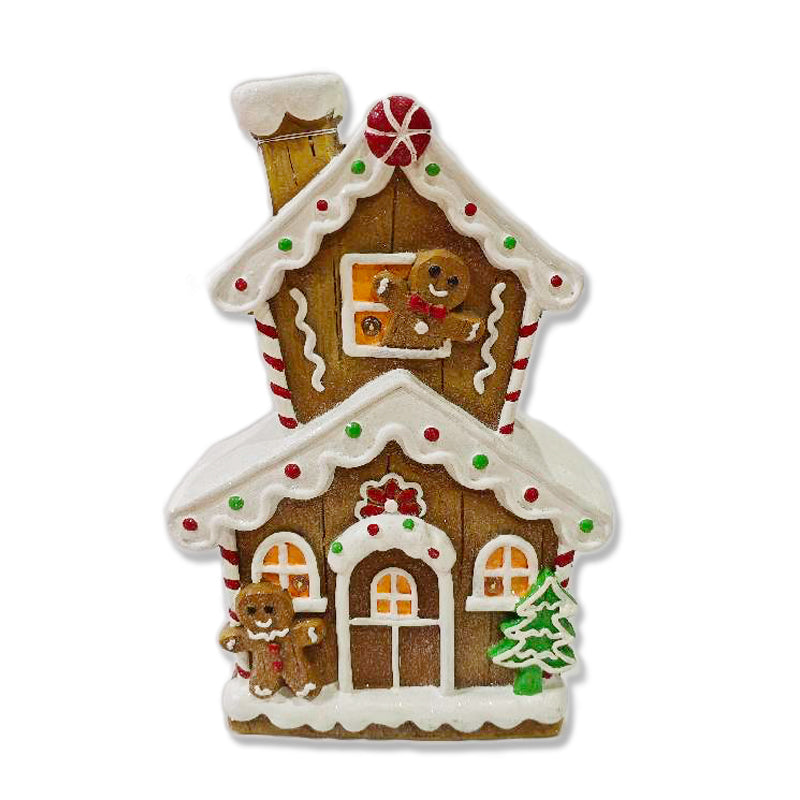 Mgo House W/Led 25*11*37cm 3Xaaa Not Included