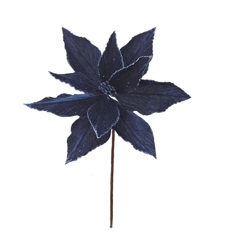 Xmas Flower 31*30cm Blue