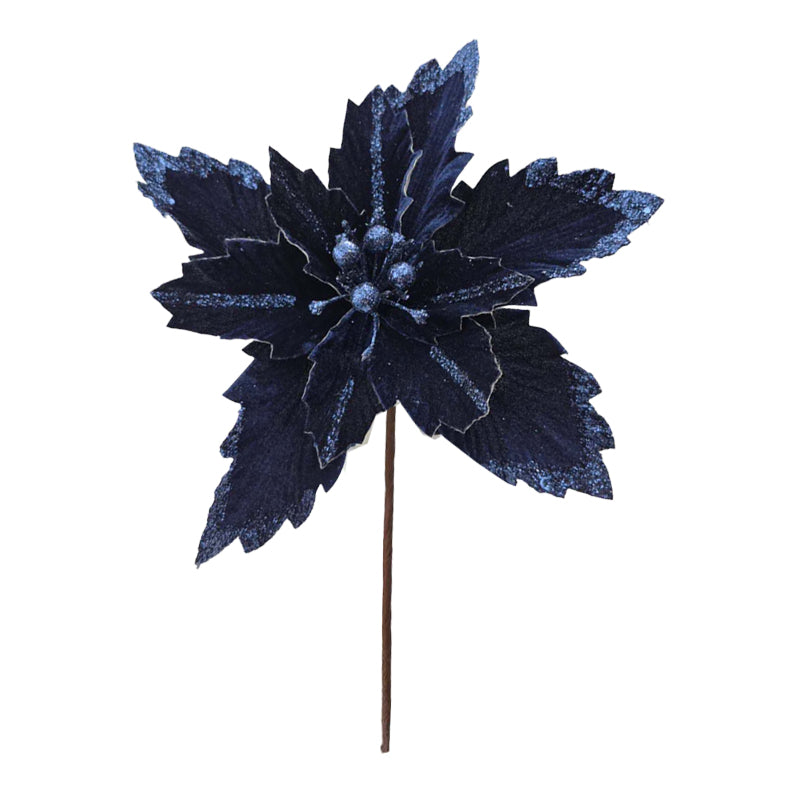 Xmas Flower 20*31cm Blue