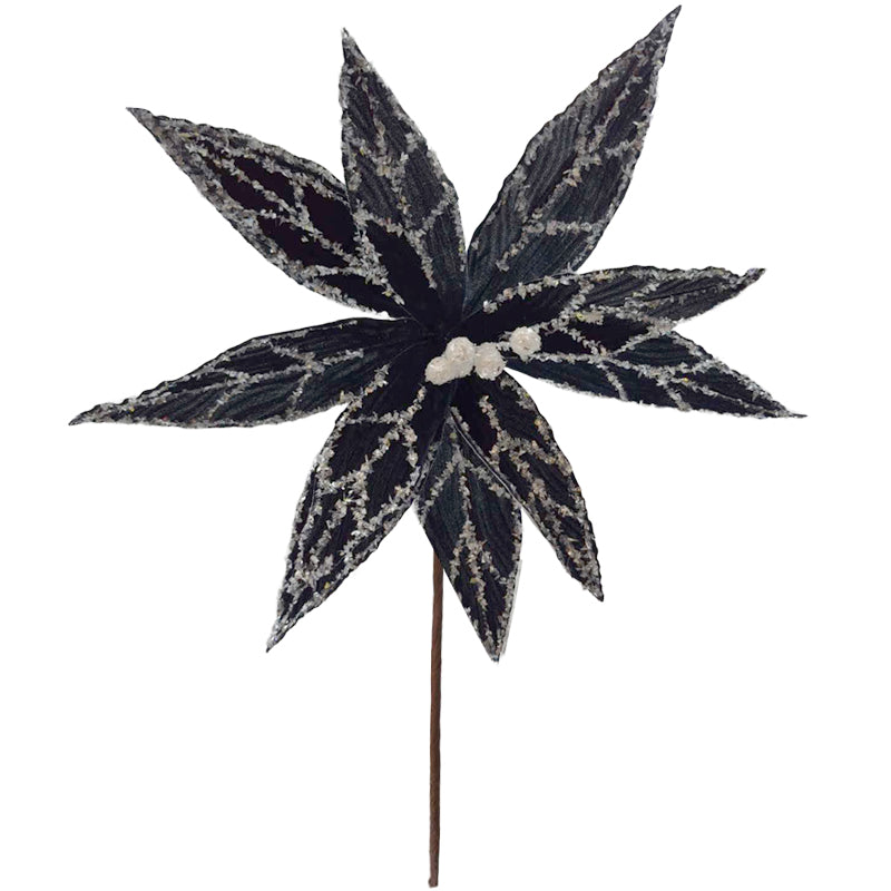 Xmas Flower 40*42cm D. Blue