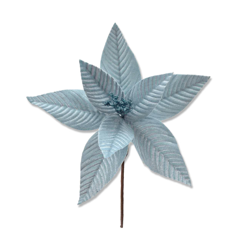 Xmas Flower 19*24cm L. Blue