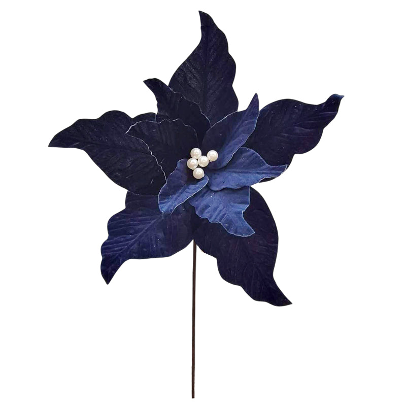 Xmas Flower 35*28cm Blue