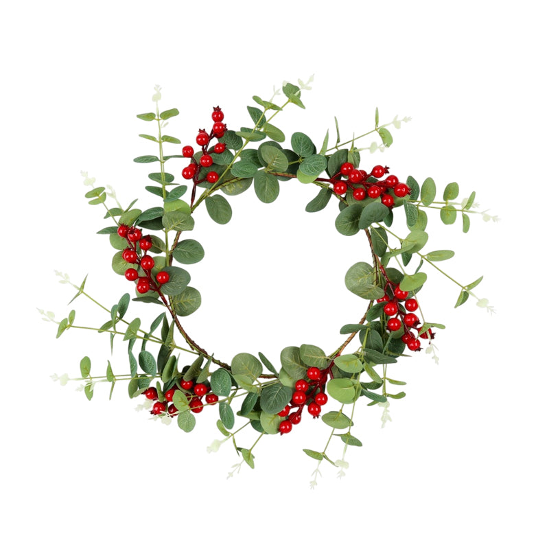 Berry & Eucalyptus Leaf Wreath 27-50cm