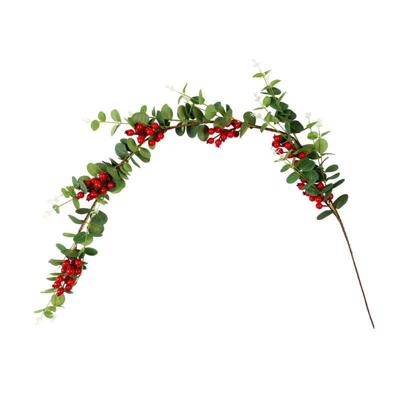 Berry & Eucalyptus Leaf Garland 120cm