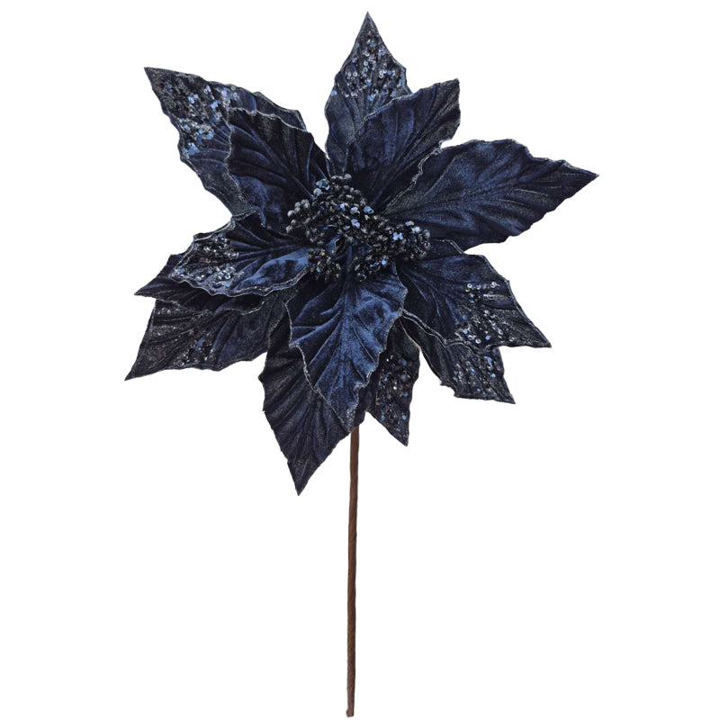 Xmas Flower 50*38cm Blue