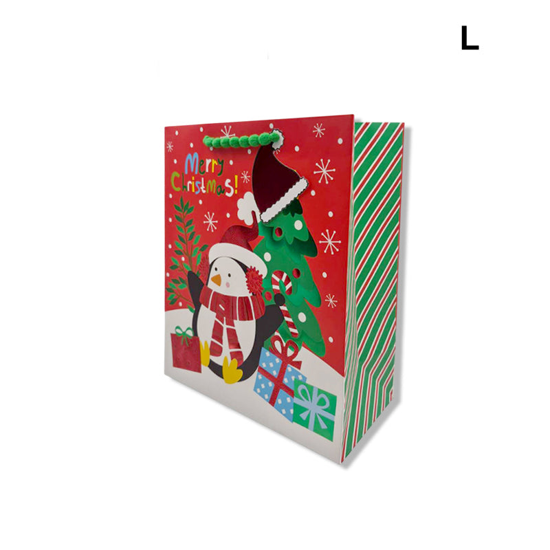 Xmas Gift Bag Reindeer W/Gifts L 26*32*10cm