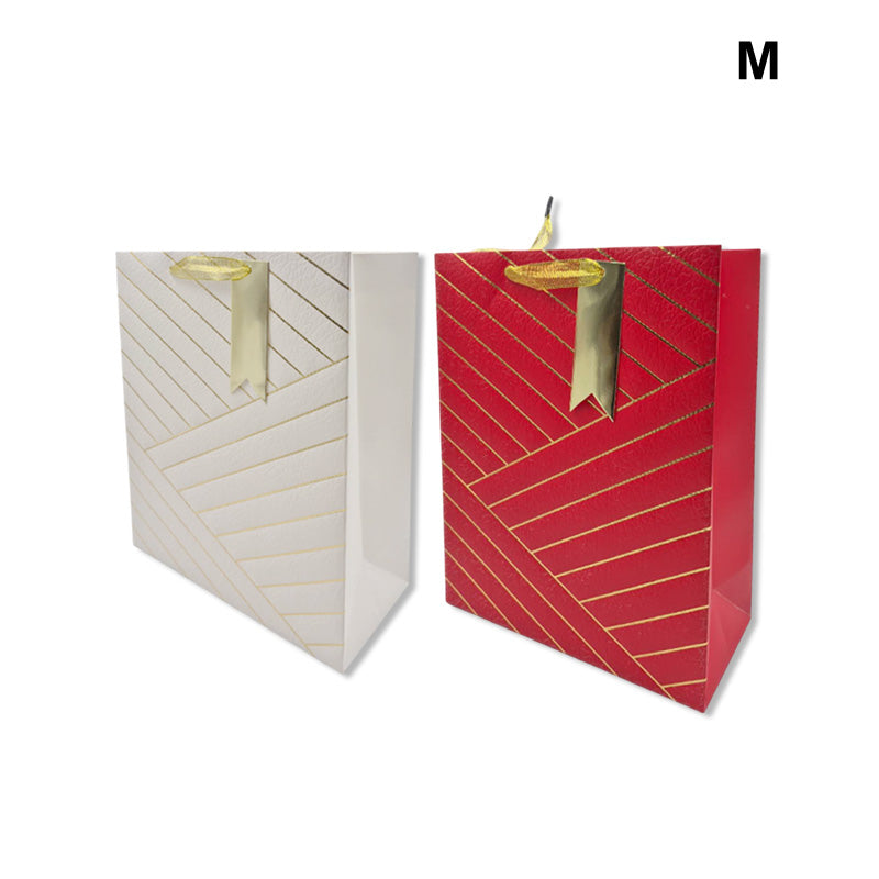 Gift Bag Embossed Gold Stamp M 18*23*10cm