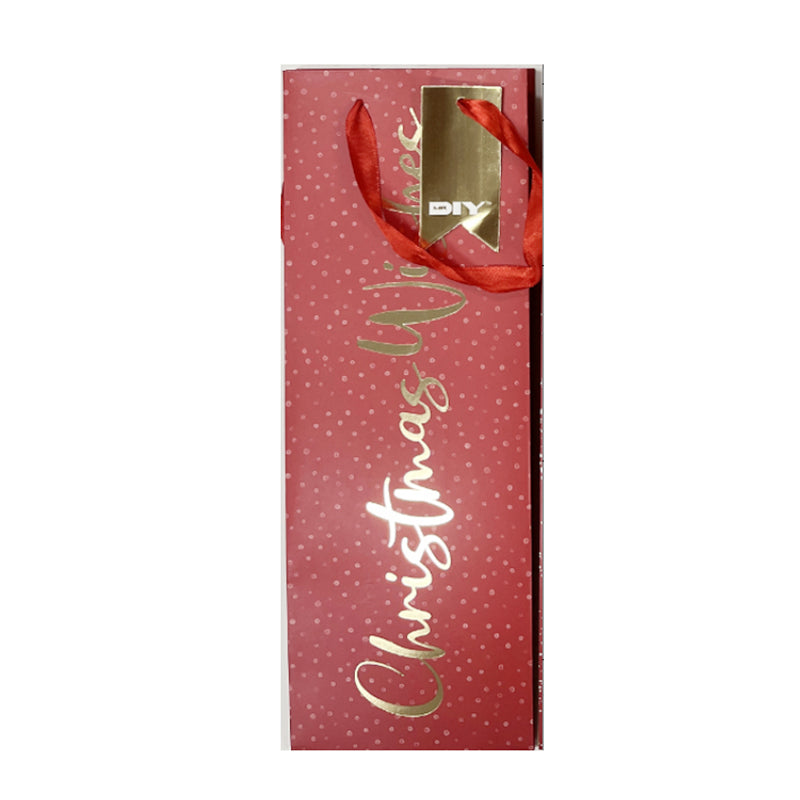 Xmas Gift Bag Hotstamp 36X12X9cm