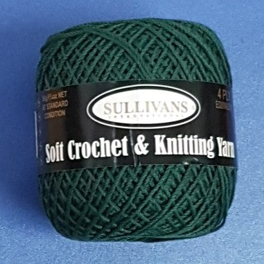 Soft Crochet & Knitting Yarn Heritage Green