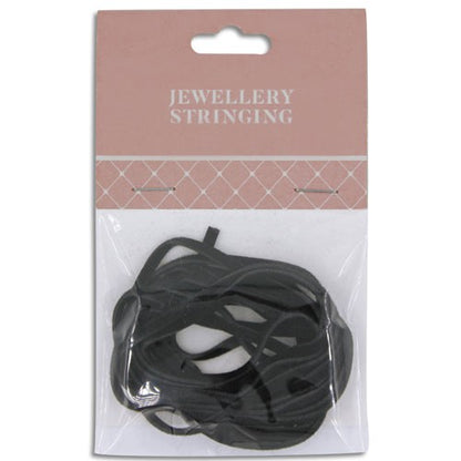 Thonging Faux Leather Black 2mm 2m